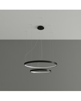 Żyrandol RIO 2 55/78 czarny LED 4000K Sollux TH.212