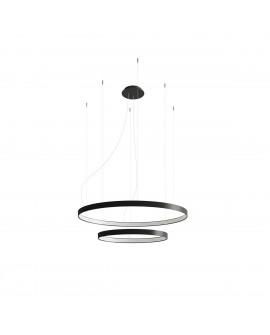 Żyrandol RIO 2 55/78 czarny LED 4000K Sollux TH.212