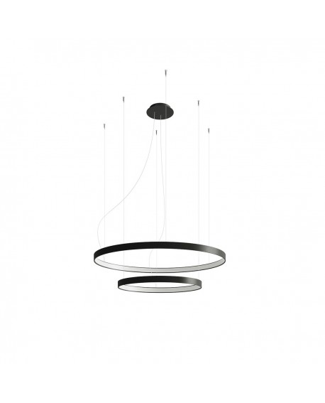 Żyrandol RIO 2 55/78 czarny LED 4000K Sollux TH.212