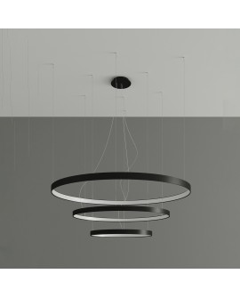 Żyrandol RIO 3 55/78/110 czarny LED 4000K Sollux TH.177