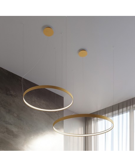Żyrandol RIO 55 złoty LED 3000K Sollux TH.216