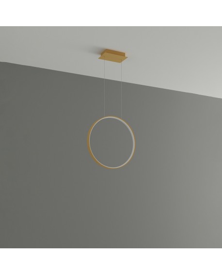 Lampa wisząca RIO 55 złota LED 3000K Sollux TH.220