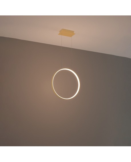 Lampa wisząca RIO 55 złota LED 3000K Sollux TH.220