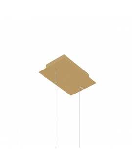 Lampa wisząca RIO 55 złota LED 3000K Sollux TH.220