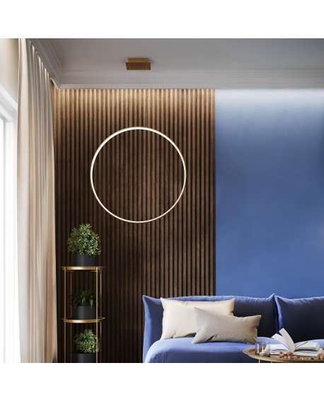 Lampa wisząca RIO 55 złota LED 3000K Sollux TH.220
