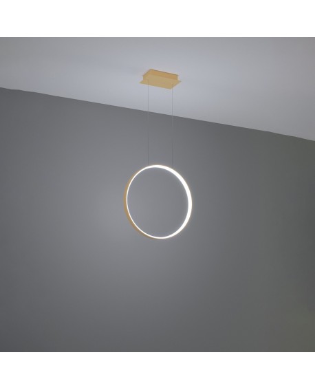 Lampa wisząca RIO 55 złota LED 4000K Sollux TH.221
