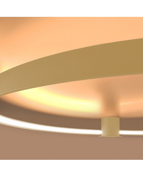 Plafon RIO 55 złoty LED 3000K Sollux TH.222