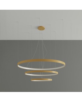 Żyrandol RIO 3 55/78/110 złoty LED 3000K Sollux TH.173
