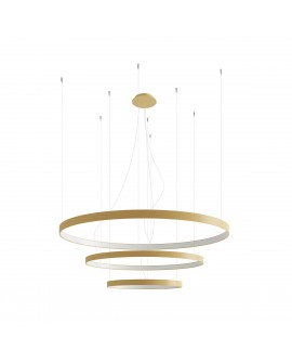 Żyrandol RIO 3 55/78/110 złoty LED 3000K Sollux TH.173