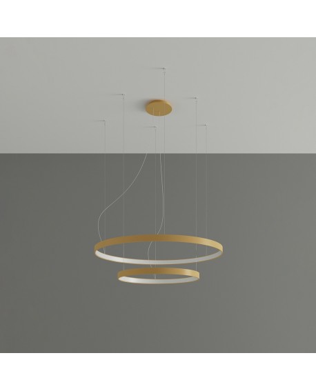 Żyrandol RIO 2 55/78 złoty LED 4000K Sollux TH.268