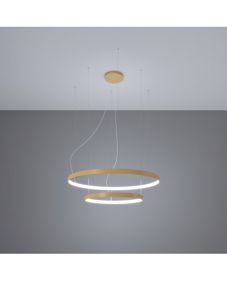 Żyrandol RIO 2 55/78 złoty LED 4000K Sollux TH.268