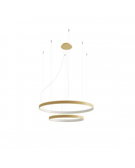 Żyrandol RIO 2 55/78 złoty LED 4000K Sollux TH.268