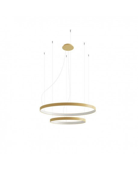 Żyrandol RIO 2 55/78 złoty LED 4000K Sollux TH.268
