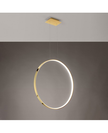 Lampa wisząca RIO 78 złoty połysk LED 3000K Sollux TH.248