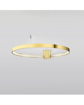Plafon RIO 78 złoty połysk LED 3000K Sollux TH.252