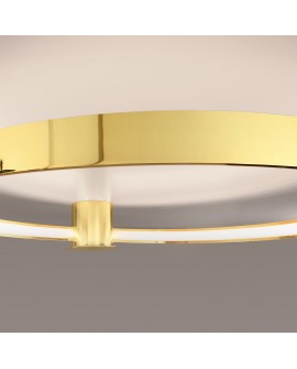 Plafon RIO 78 złoty połysk LED 3000K Sollux TH.252