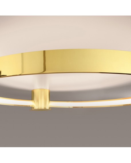 Plafon RIO 78 złoty połysk LED 3000K Sollux TH.252