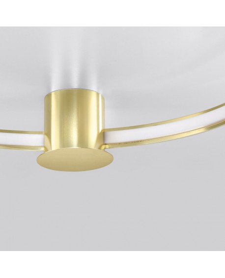 Plafon RIO 78 złoty połysk LED 3000K Sollux TH.252