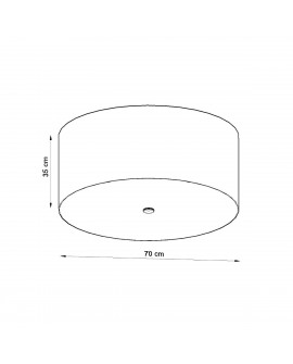 Plafon OTTO 70 biały Sollux SL.0793