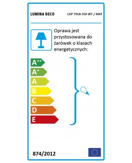 LAMPA WISZĄCA NOWOCZESNA SKANDYNAWSKA BIAŁA CONSI LUMINA DECO