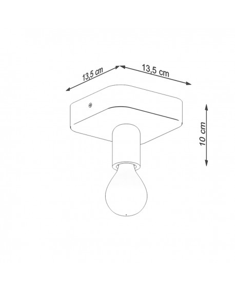 Plafon TAVO 1 Sollux SL.1156