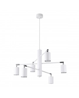 Żyrandol LEMMI 6 biały Sollux SL.1206