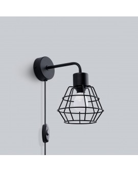 Kinkiet SUBA czarny Sollux SL.1164