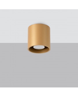 Plafon ORBIS 1 złoty Sollux SL.1180