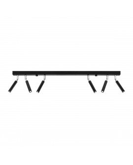 Plafon EYETECH 6 czarny Sollux SL.0901