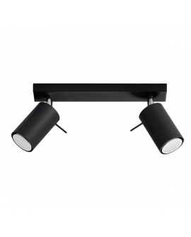 Plafon RING 2 czarny Sollux SL.0092