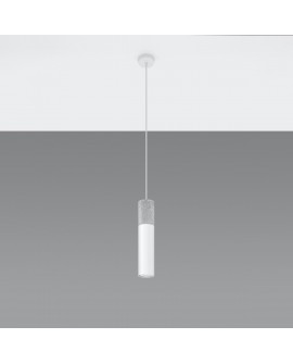 Lampa wisząca BORGIO 1 biały Sollux SL.0647