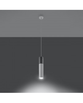 Lampa wisząca BORGIO 1 biały Sollux SL.0647