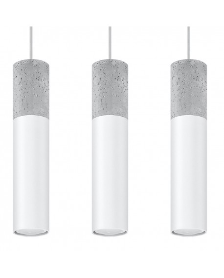 Lampa wisząca BORGIO 3L biały Sollux SL.0649