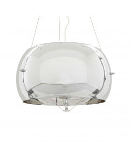 NOWOCZESNA LAMPA WISZĄCA CHROMOWANA STILIO D40
