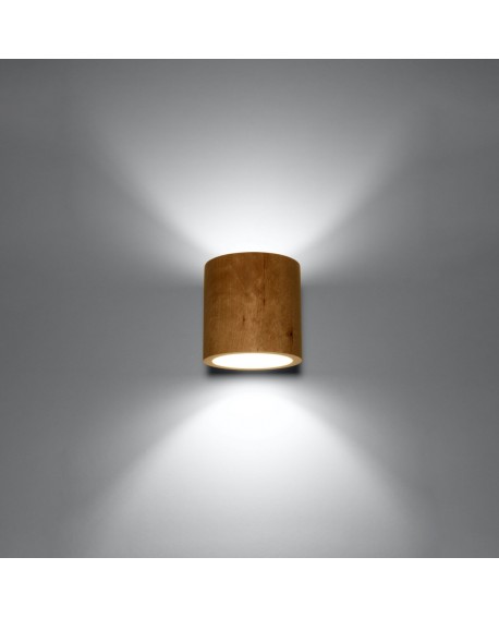 Kinkiet ORBIS naturalne drewno Sollux SL.0490