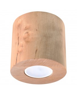 Plafon ORBIS naturalne drewno Sollux SL.0492