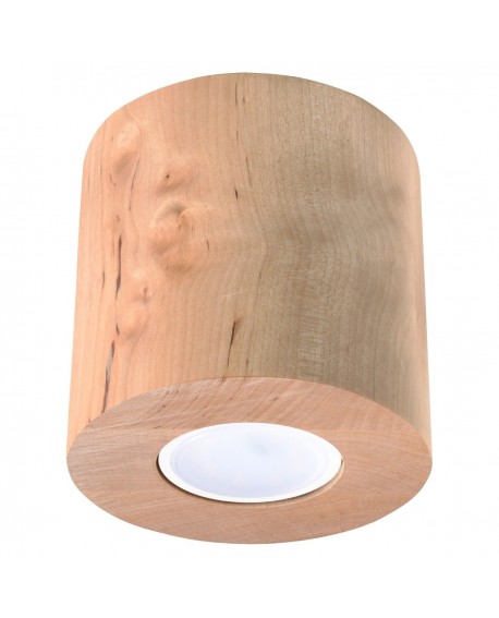 Plafon ORBIS naturalne drewno Sollux SL.0492