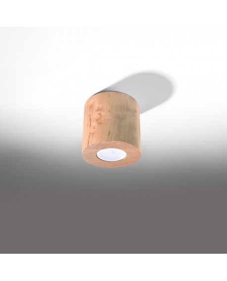 Plafon ORBIS naturalne drewno Sollux SL.0492