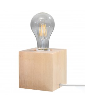 Lampa biurkowa ARIZ naturalne drewno Sollux SL.0677