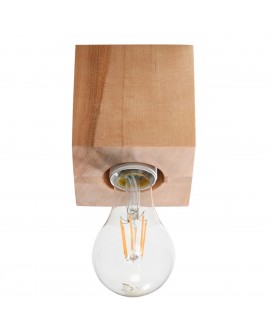 Plafon ARIZ naturalne drewno Sollux SL.0675