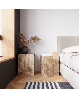 Plafon ARIZ naturalne drewno Sollux SL.0675