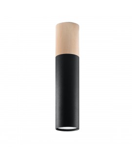 Plafon PABLO czarny Sollux SL.0635