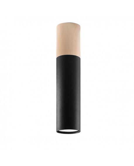 Plafon PABLO czarny Sollux SL.0635