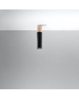 Plafon PABLO czarny Sollux SL.0635