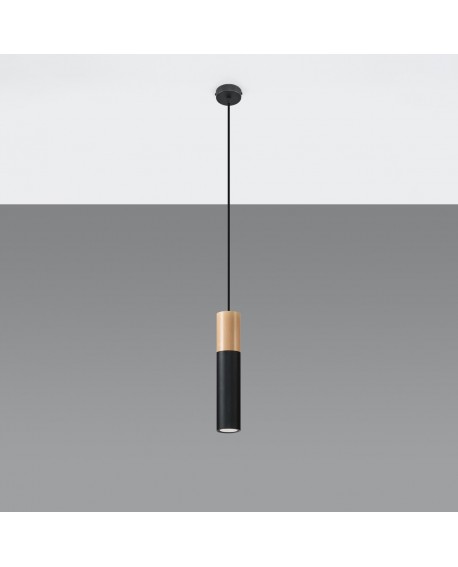 Lampa wisząca PABLO czarna Sollux SL.0632