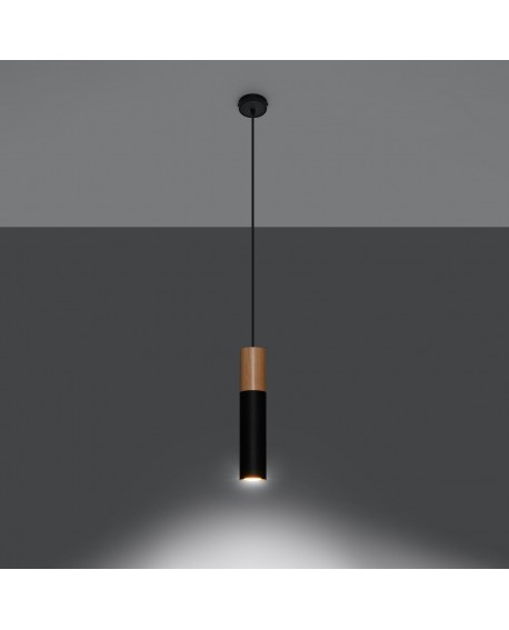 Lampa wisząca PABLO czarna Sollux SL.0632