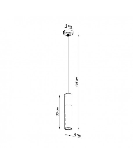 Lampa wisząca PABLO czarna Sollux SL.0632