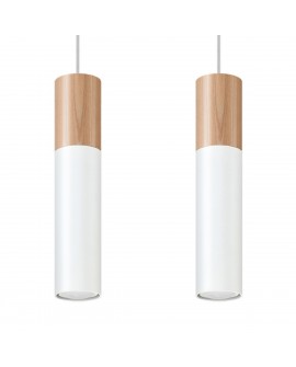 Lampa wisząca PABLO 2 biała Sollux SL.0629