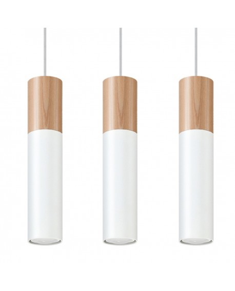 Lampa wisząca PABLO 3L biała Sollux SL.0630
