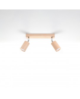 Plafon BERG 2 naturalne drewno Sollux SL.0702